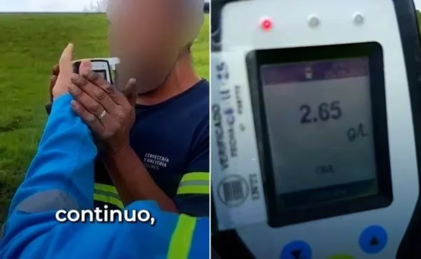 De no creer: un camionero circulaba de Corrientes a Buenos Aires con alcoholemia positiva