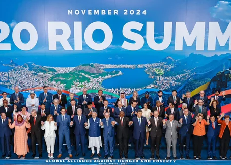 Milei se ausentó de la foto oficial de la Cumbre del G20