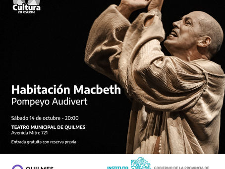 Agenda de espectáculos artÃsticos y culturales con la destacada presentación de Pompeyo Audivert