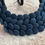 Miniature : Collier artisanal multi-rangs en jean bleu fait main
