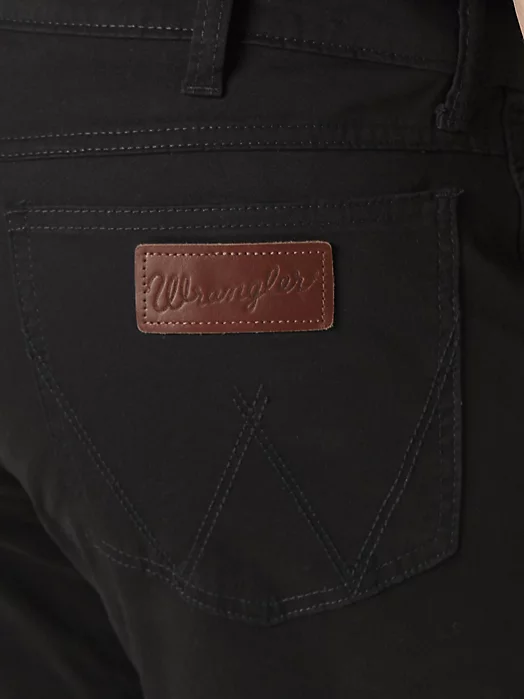 WRANGLER MEN'S RETRO® SLIM FIT STRAIGHT LEG PANT IN BLACK | Ream's ...