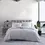 Thumbnail: City Scene Chloe Solid Comforter & Sham Set (King)