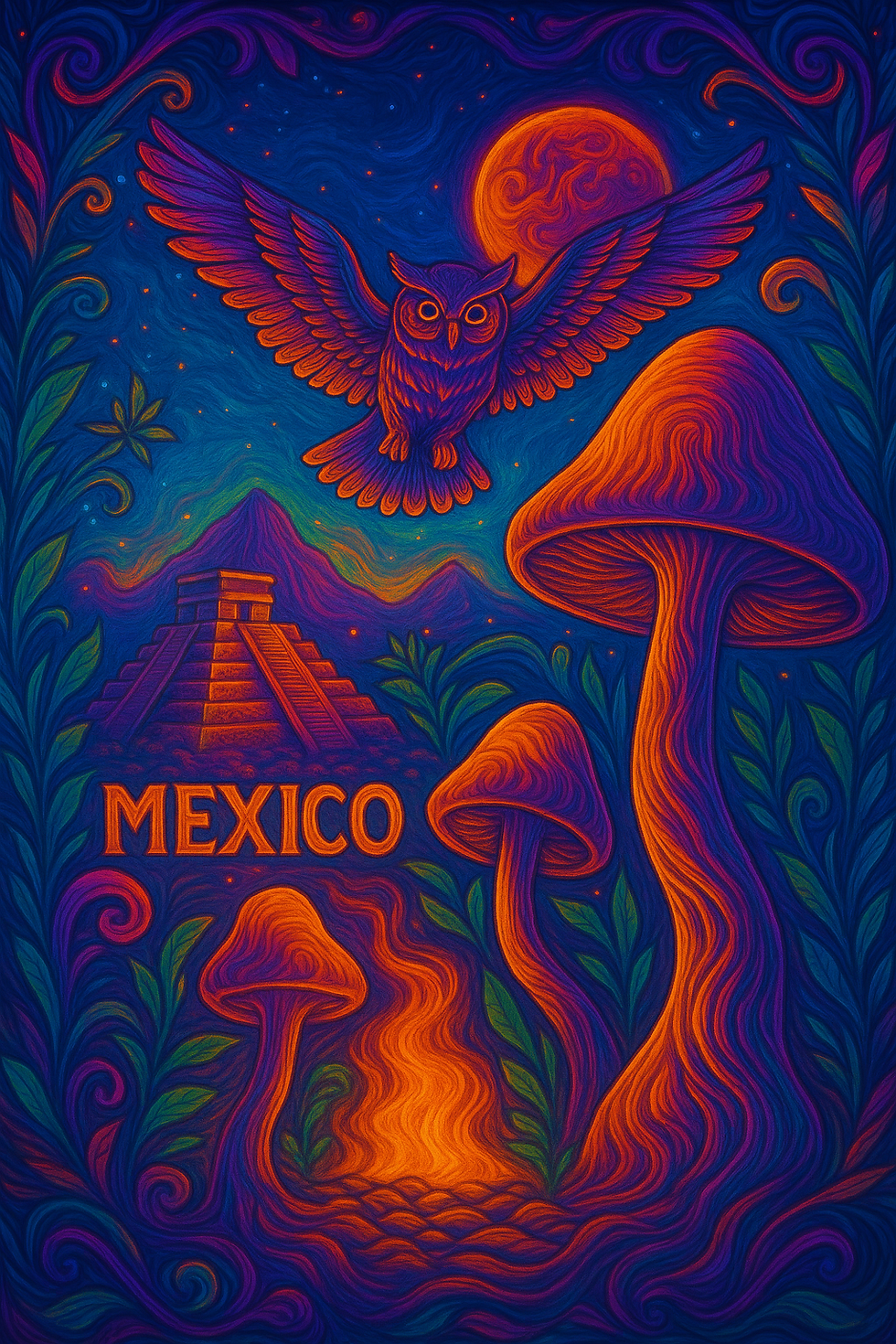 MEXICO 🍄 Ceremonia de Psilocibina – Niños Santos