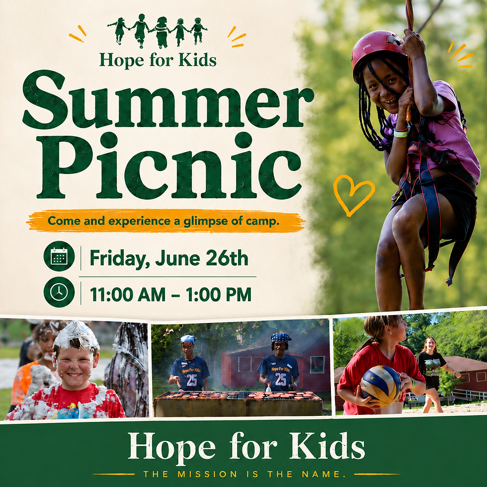 Summer Picnic - Hope for Kids
