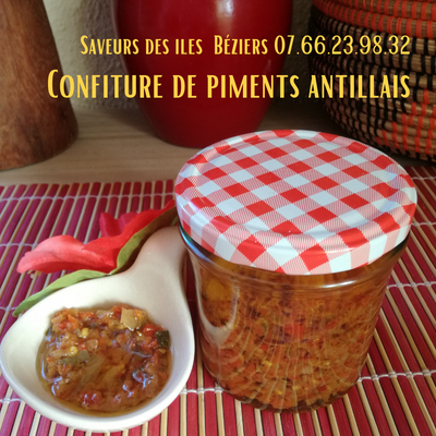 Confiture de piments antillais 