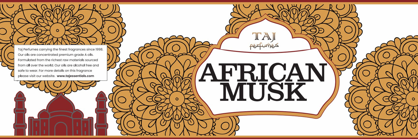 AFRICAN MUSK TAJ INCENSE 11"