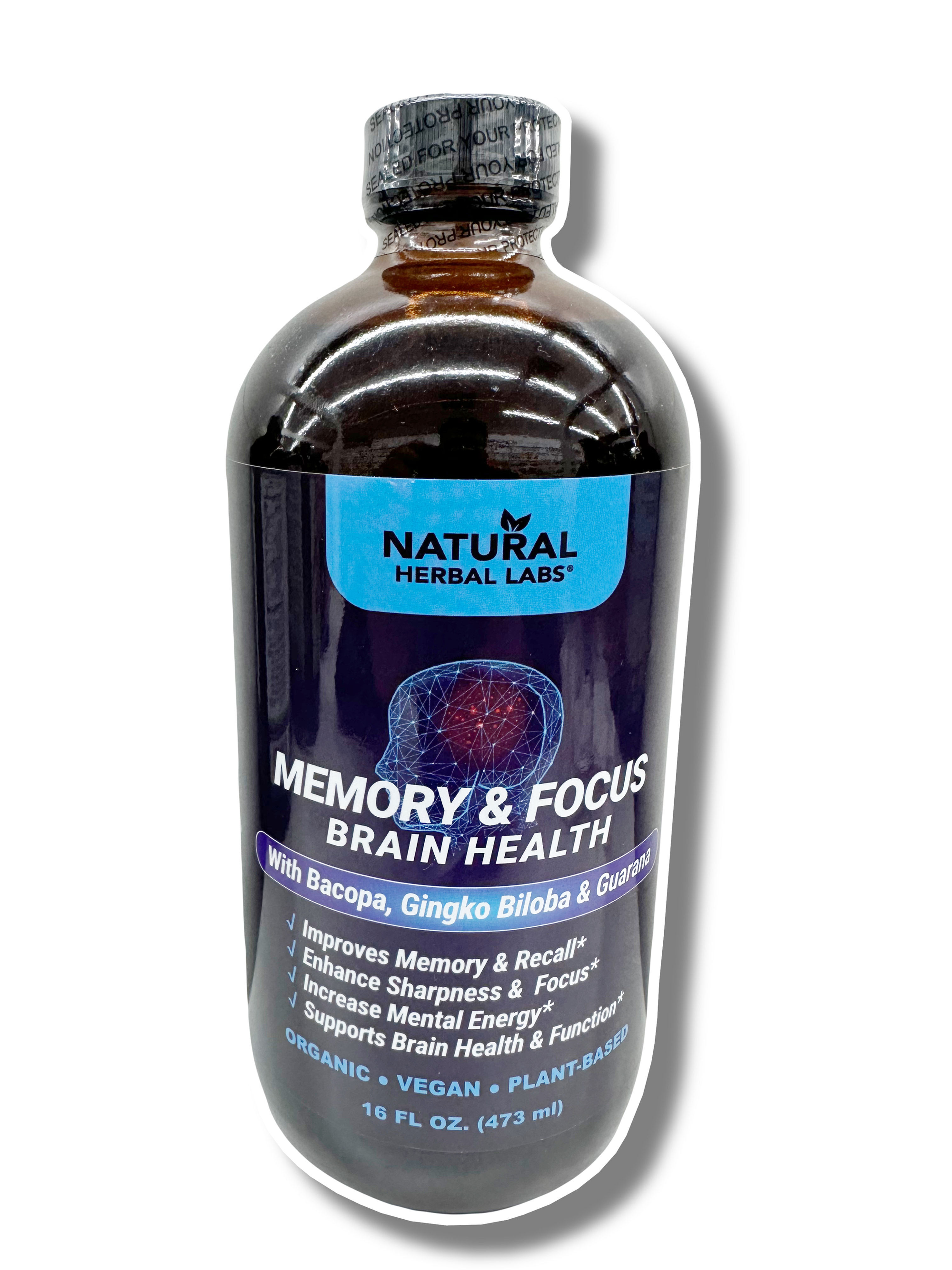 NATURAL HERBAL LABS MEMORY & FOCUS BRAIN HEALTH