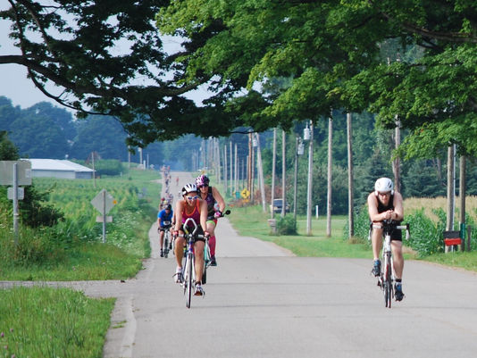 Paving the path for biking! Designated bike trails around the lakes.