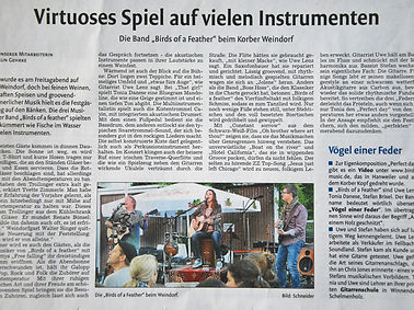 Birds-of-a-Feather-ZVW-Waiblingen-Korber-Weindorf-Straßenfest-Uwe-Lenz-Tonia-Danese-Stefan