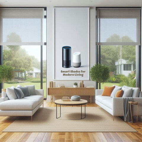 Motorized Window Treatments using Alexa or Google Homekit