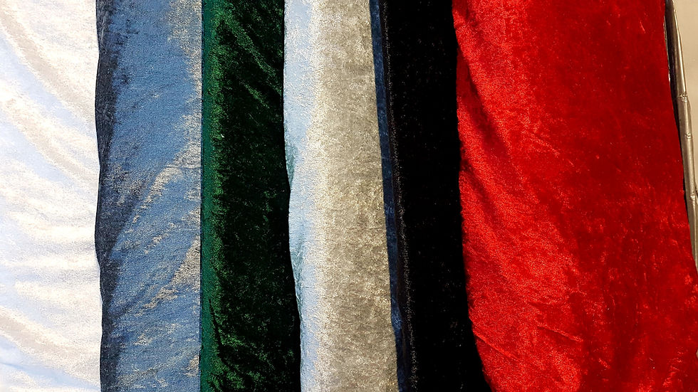 Thumbnail: Crushed velvet/velour