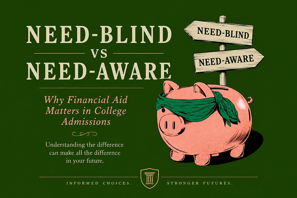Need-Blind vs Need-Aware: Why Financial Aid Matters