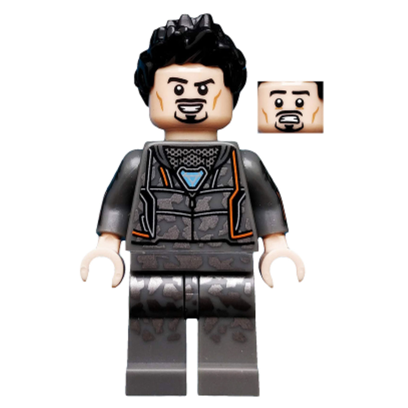 LEGO® Marvel Tony Stark with Silver Camo Hoodie (Limited Edition)