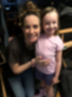 Lucy with QA Creator, Meaghan Ellis