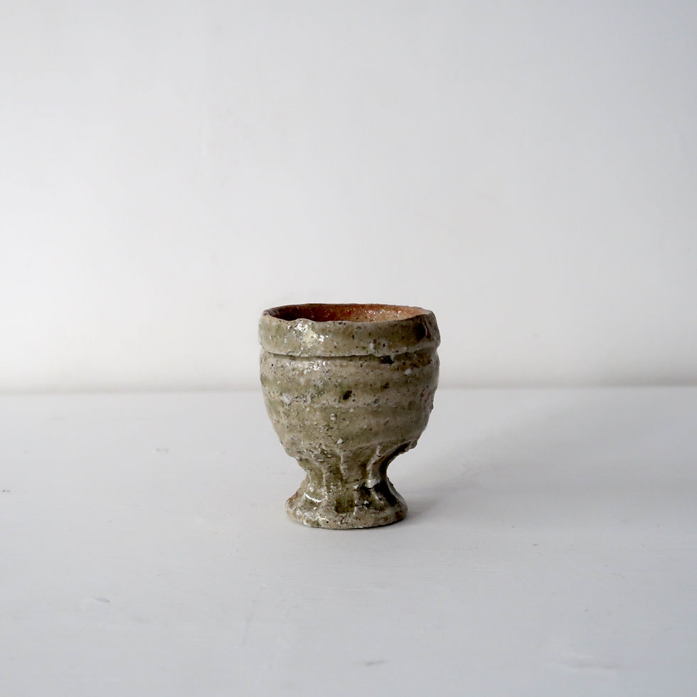 Thumbnail: Wood-fired High-rise Sake Cup by Nozomu Shinohara