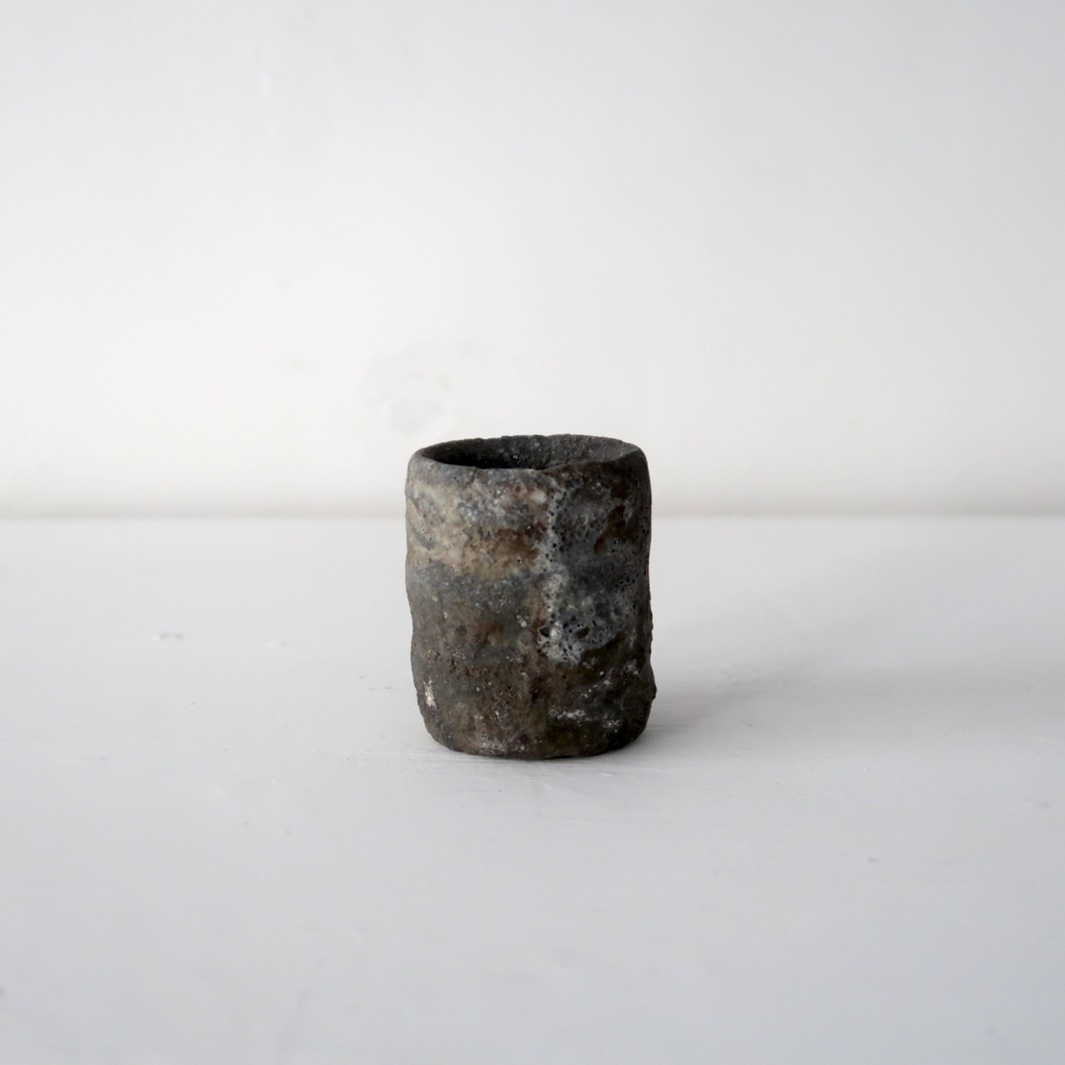 ‘Hikidashi’ Rustic Sake Cup by Nozomu Shinohara