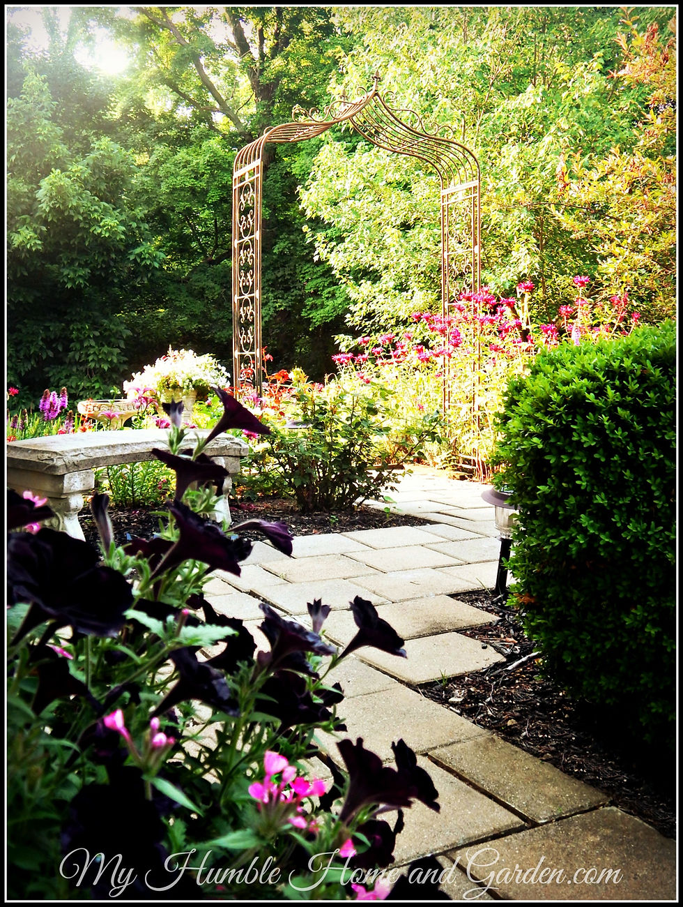 Come Into My Garden on MyHumbleHomeandGarden.com