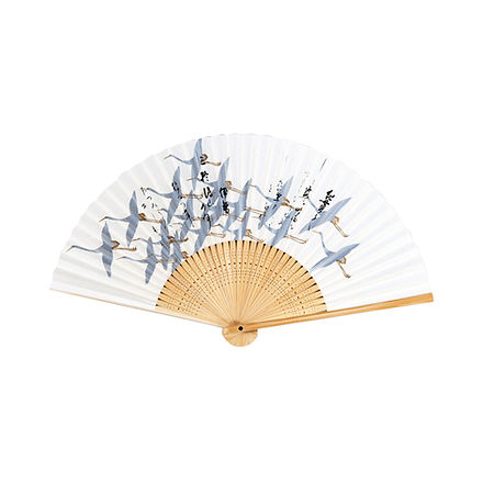 扇子 鶴図下絵和歌巻 | 京都国立博物館オンラインショップ