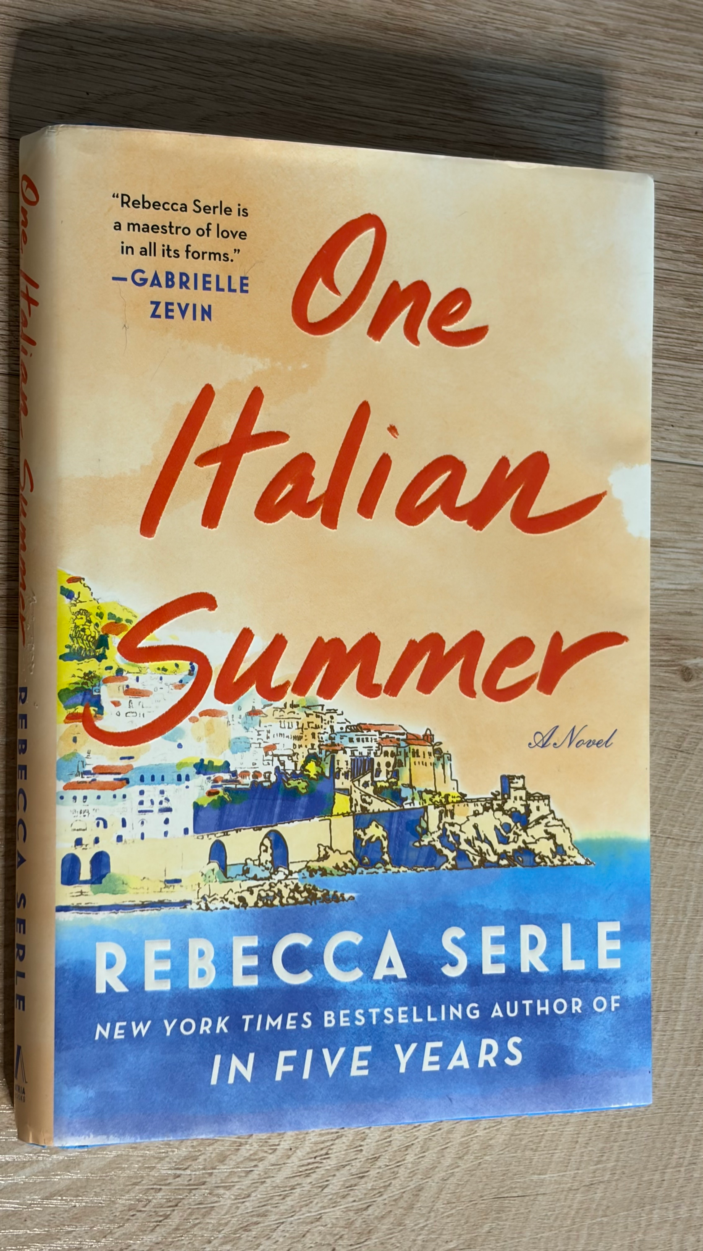 One Italian Summer novel cover by Rebecca Serle