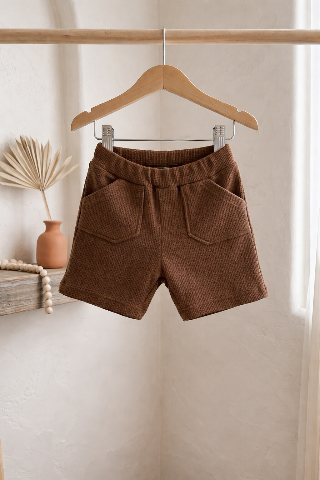 Mitwachsende Waffel-Shorts für Babys & Kinder