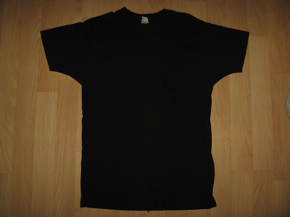 Thumbnail: Fruit Of The Loom 1970's Black Pocket Tee - Large