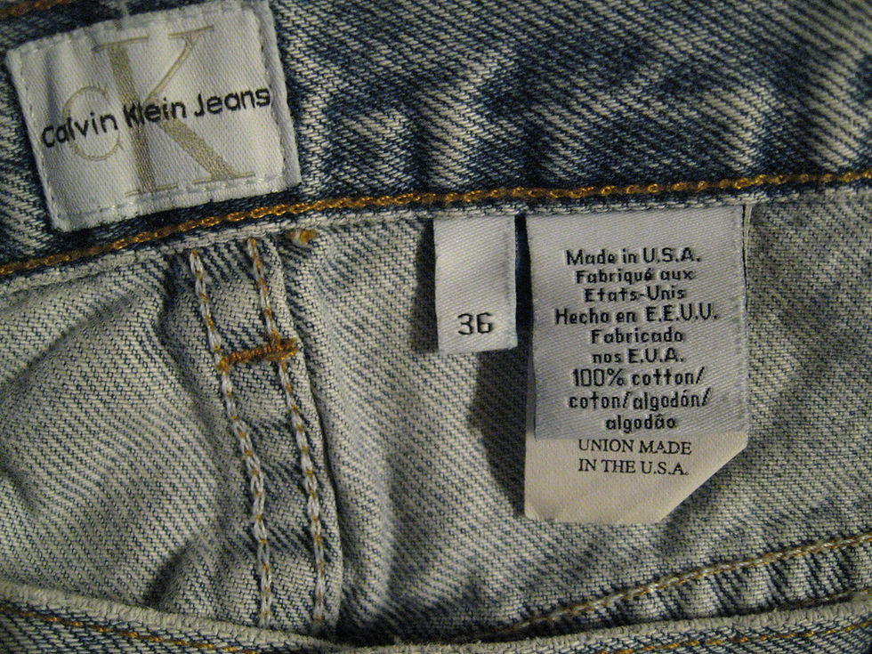 Thumbnail: Calvin Klein Faded Relax Taper Jeans - 36X34