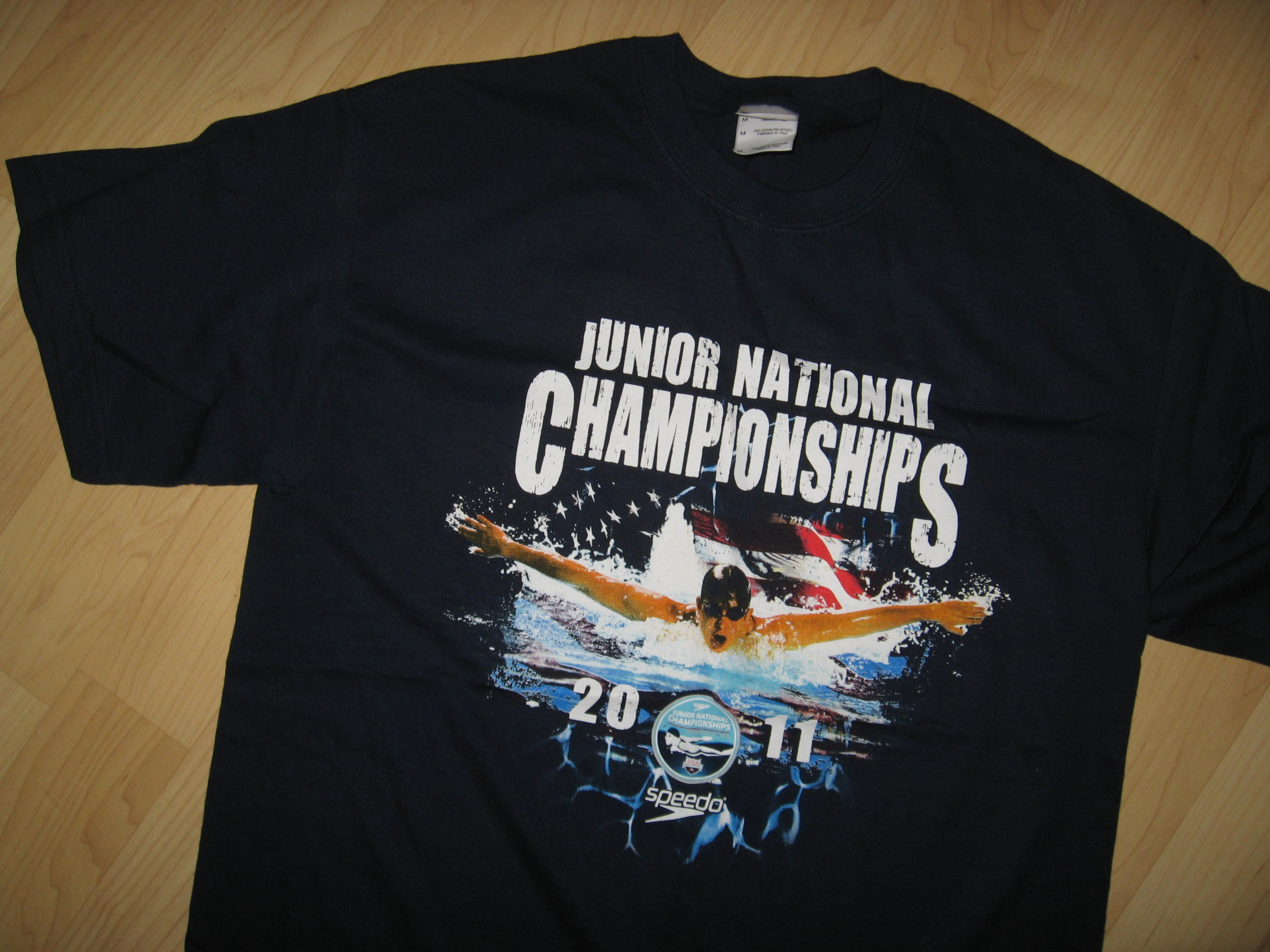 USA 2011 Jr National Swimming Championships Tee - Medium