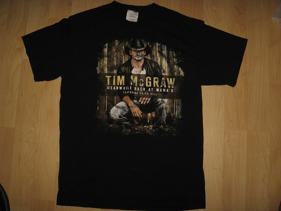 Thumbnail: Tim McGraw Tee 2014 Concert T Shirt - Medium