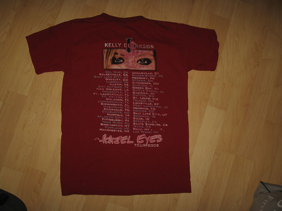 Thumbnail: Kelly Clarkson 2005 Hazel Eyes Concert Tee - Small