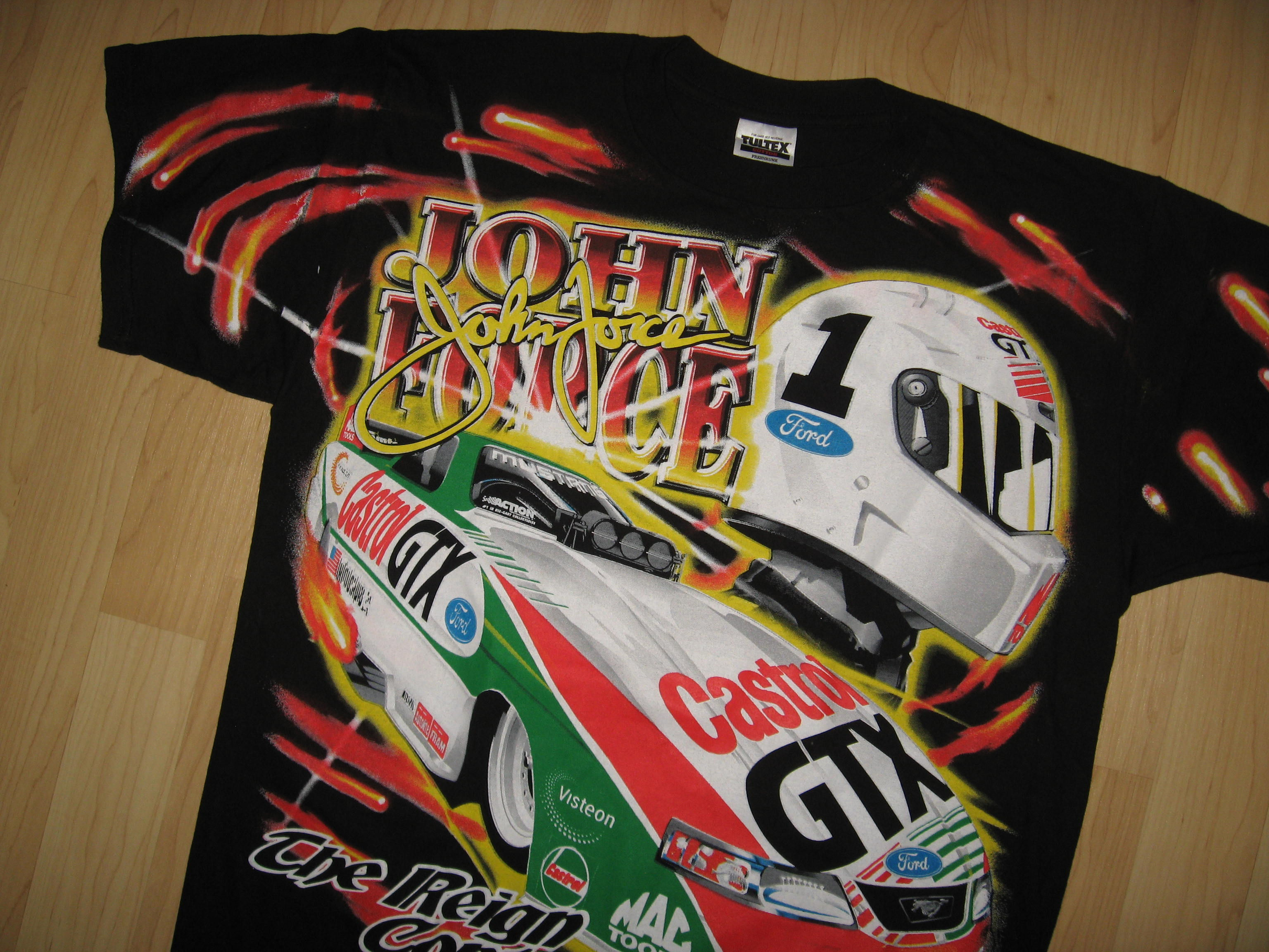John Force 1998 NHRA Winston Racing Tee - Large