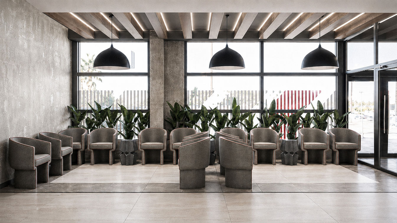 rehab waiting area interior design in new york and new jersey