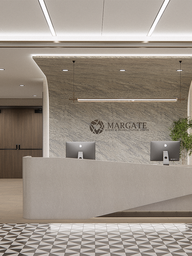 health center interior design in margate florida
