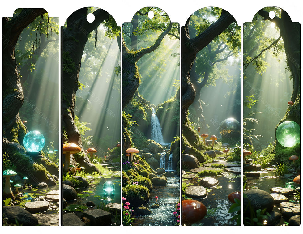 Thumbnail: Fairy Forest Instant Download Printable Various Orientations 300DPI