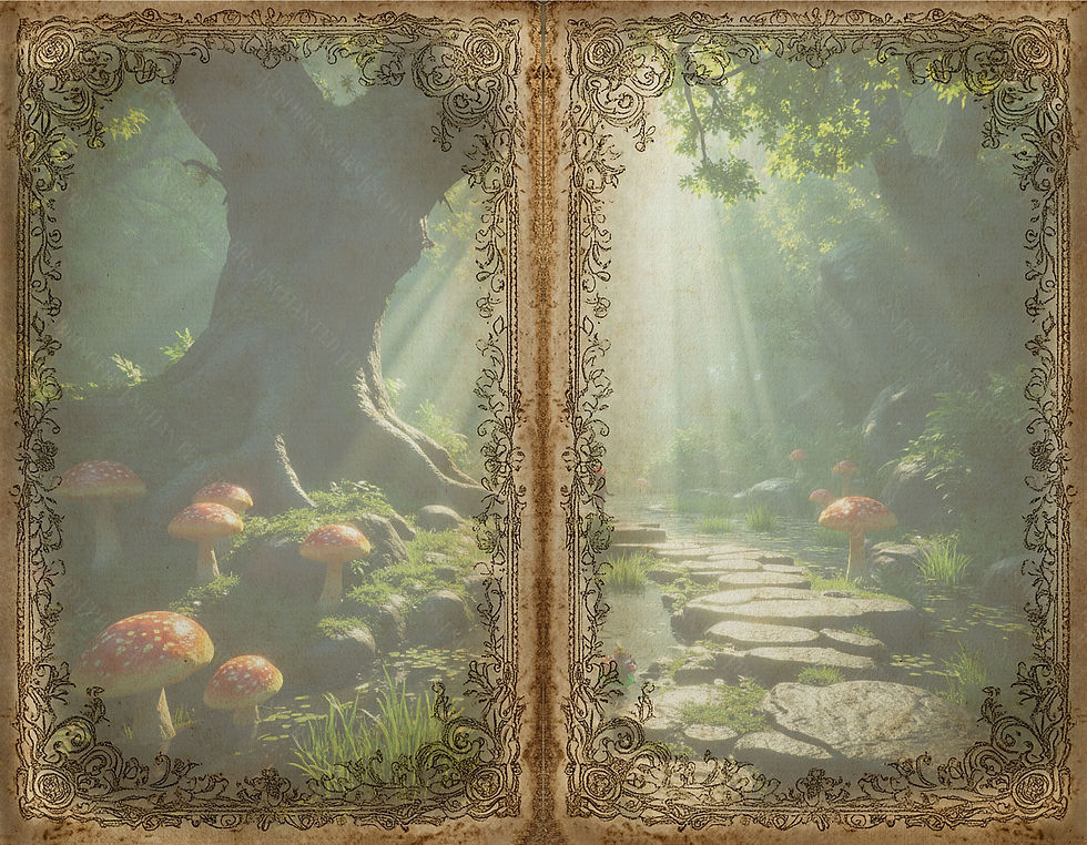 Thumbnail: Fairy Forest Instant Download Printable Various Orientations 300DPI