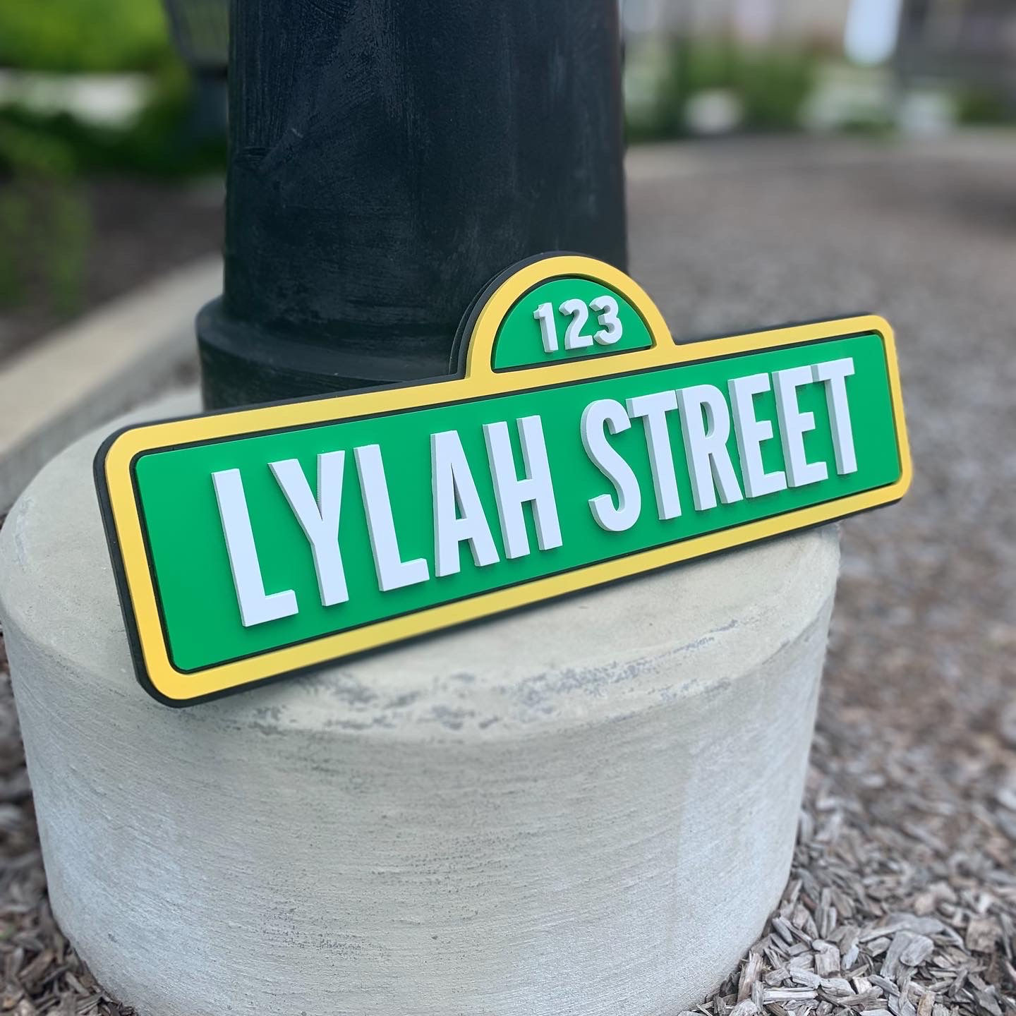 Kids Room Street Sign