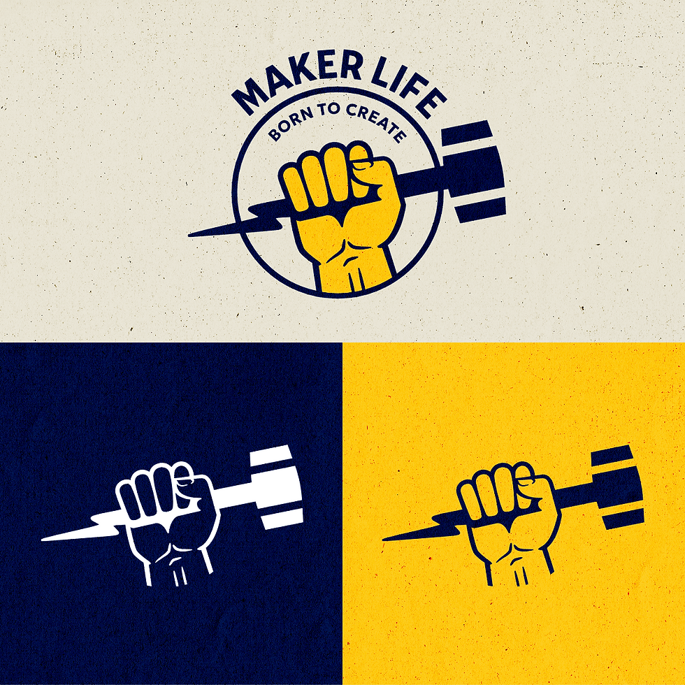 Thumbnail: Maker Life Fleece Hoodie (Color Graphic)