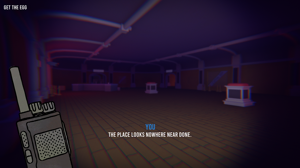 Egg Heist Main Hall