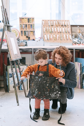 Children Learning Art