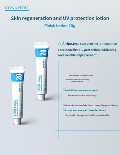 USA Seller-Pharmesthetics Conapidil Finish Lotion-20g SPF50+PA+++