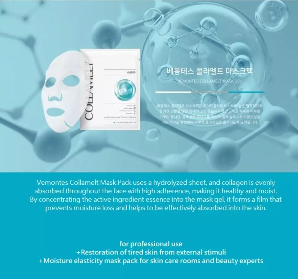 Thumbnail: Vemontes Collamelt Collagen Hydrogel Mask Pack
