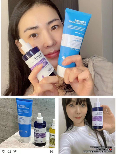 韓国コスメ Dr.SANTE AZULENE 3点セット 新品 USA Seller-Dr. SANTE Value Set Azulene Soother Ampoule