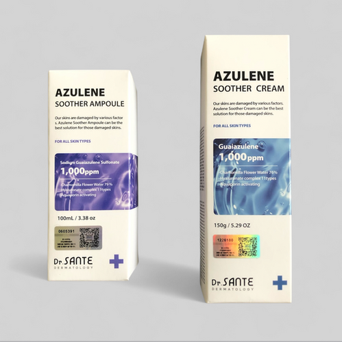 韓国コスメ Dr.SANTE AZULENE 3点セット 新品 USA Seller-Dr. SANTE Value Set Azulene Soother Ampoule