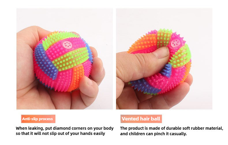 Thumbnail: Glowing Bouncy Ball with Whistle Sound Elastic Chew