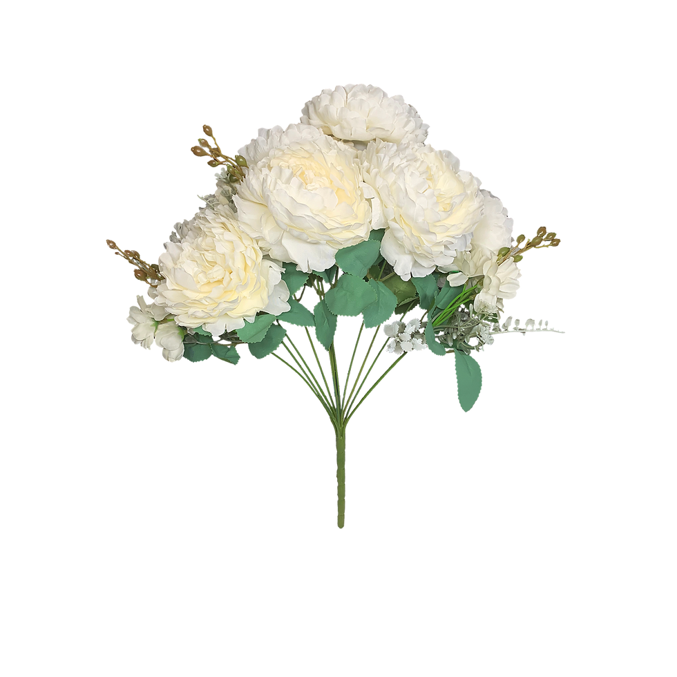 Thumbnail: Fall in love with this beauty: Artificial Handmade Peony Mix Bush