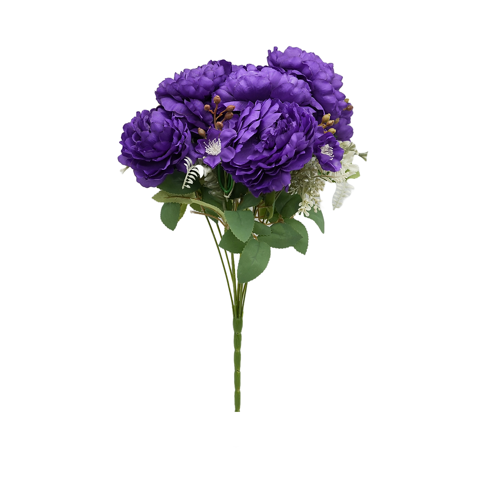 Thumbnail: Fall in love with this beauty: Artificial Handmade Peony Mix Bush