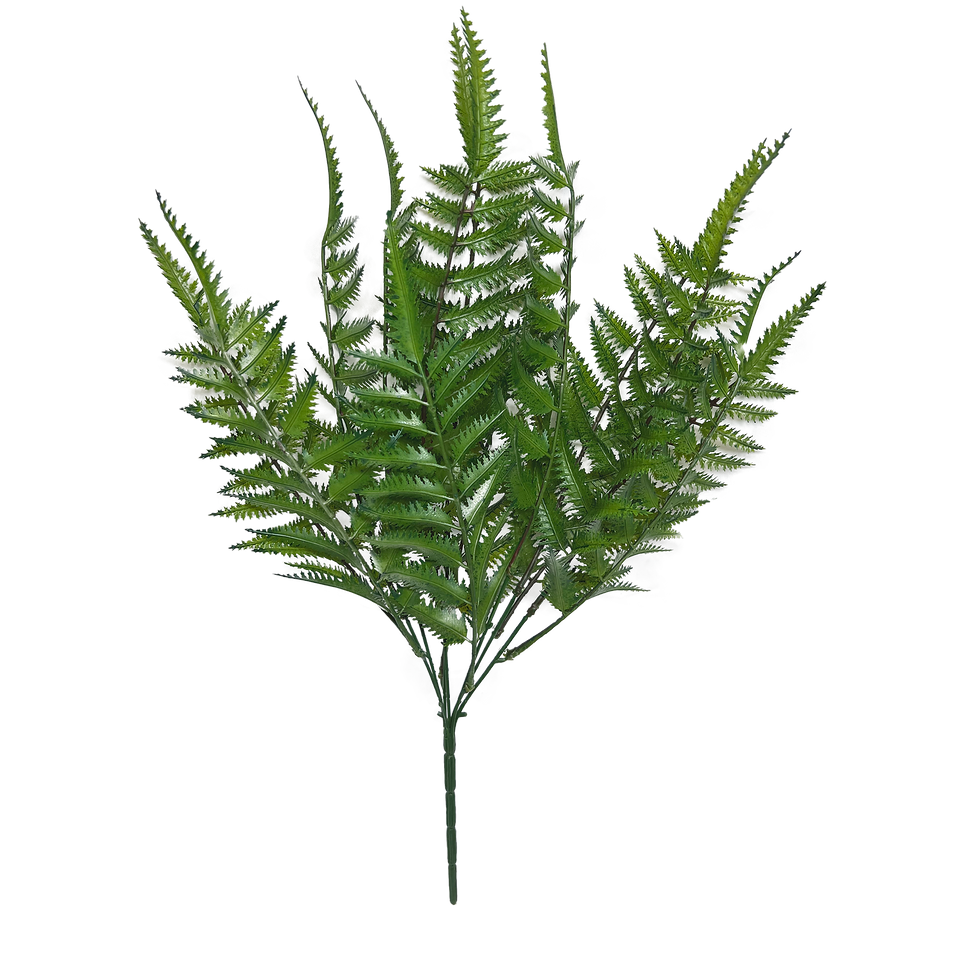 Thumbnail: 21" Plastic Fern Bushx13