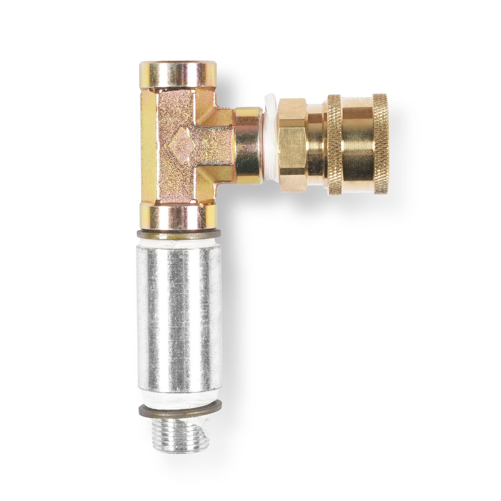 ( 1 Pack / 1 Pcs ) 90° High Pressure Quick Coupler (for SKU: 204002, 204003