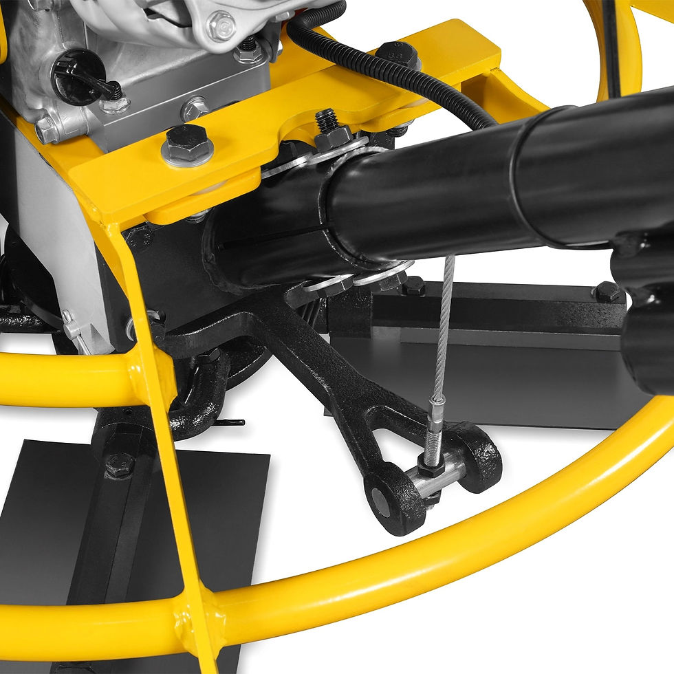 Thumbnail: Honda GX160 36 in Walk-Behind Concrete Power Trowel with Blades and Float Pan