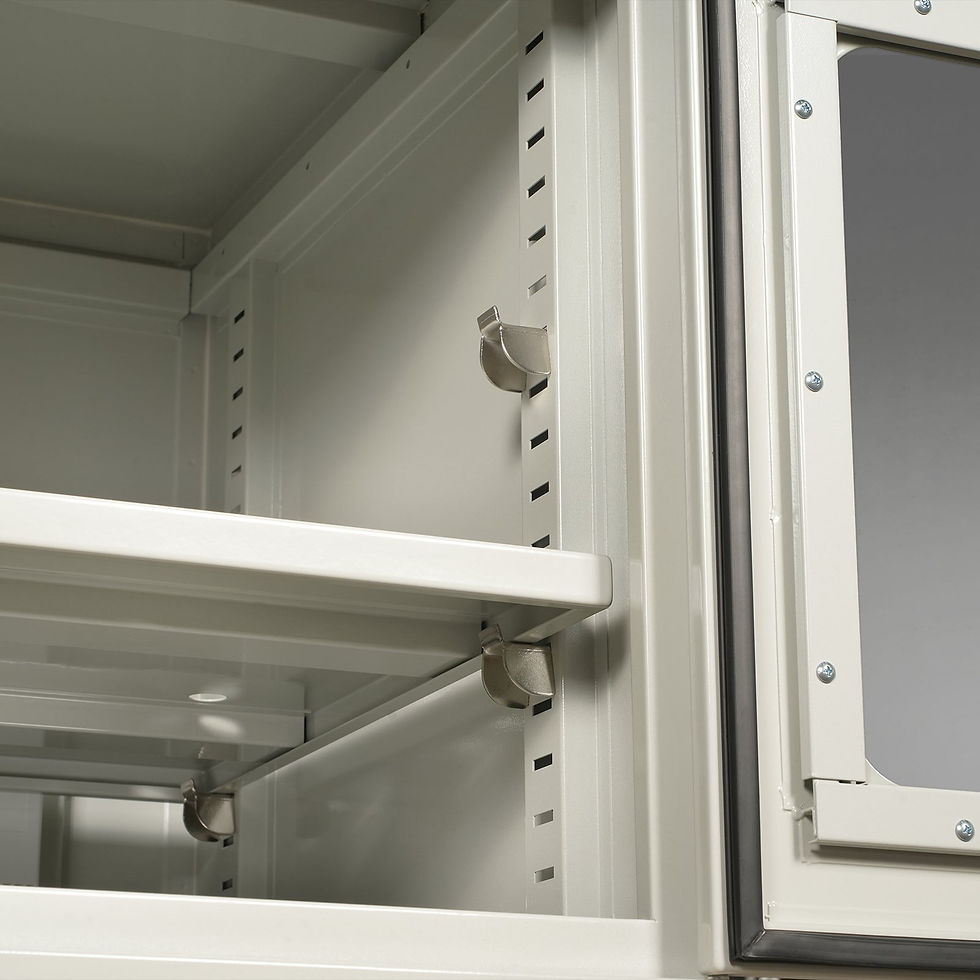 Thumbnail: 1-10% RH Electronic Dry Cabinet 210L ESD Desiccator Cabinet Ultra-Low Humidity