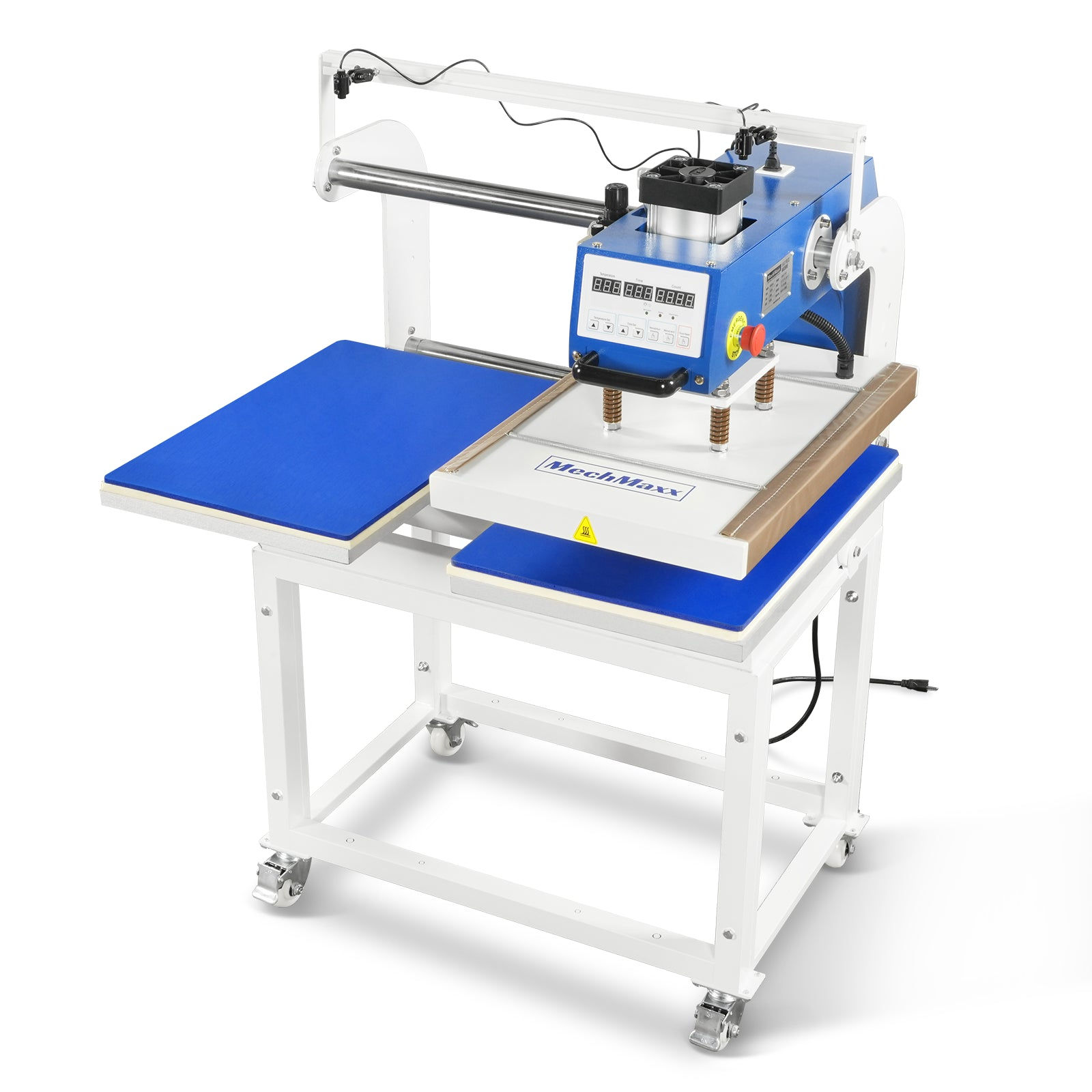 16x24 Inch Commercial Pneumatic Dual Platen Heat Press - Infrared Positioning